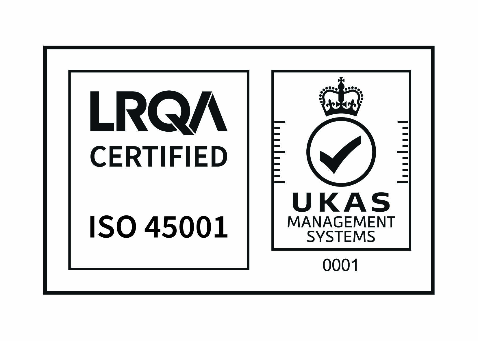 ISO 45001:2018 UKAS / LRQA