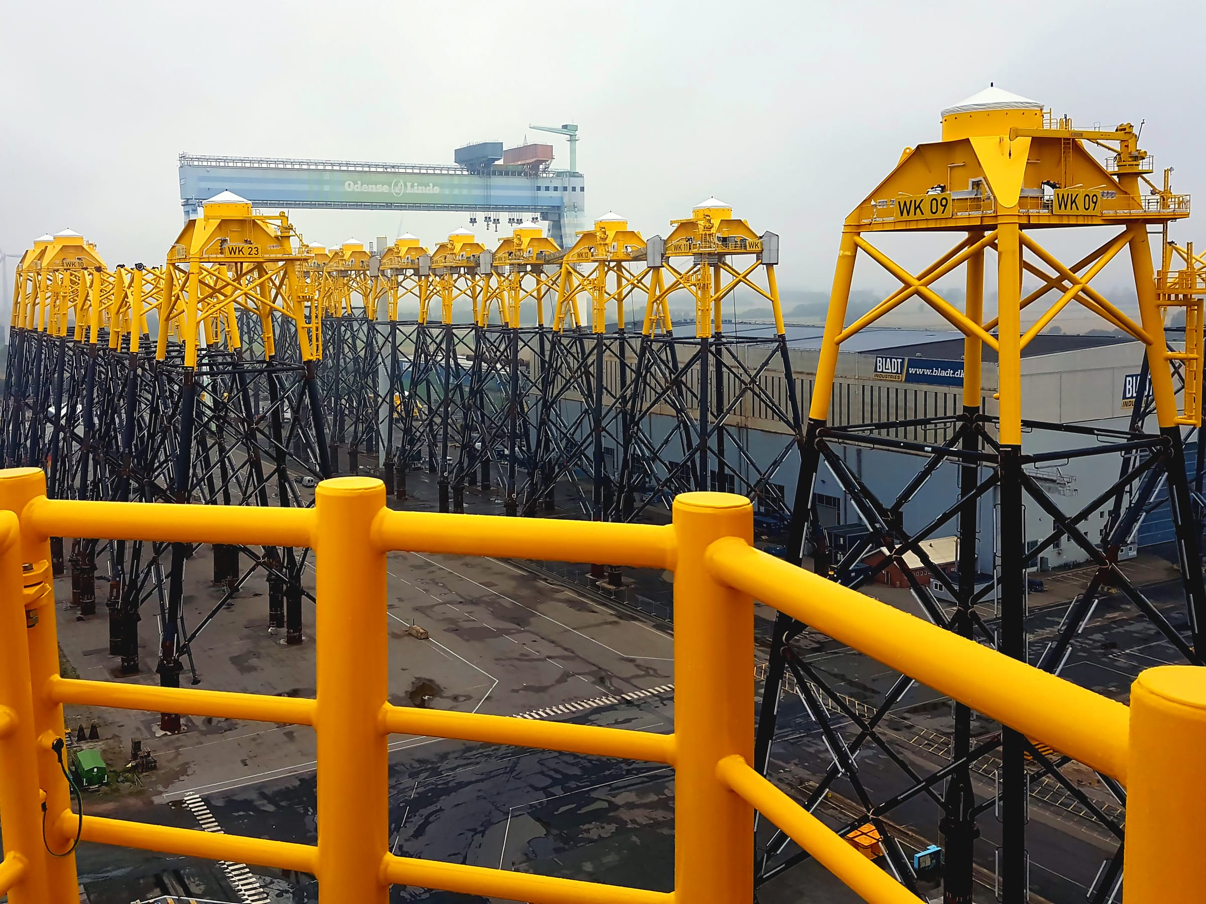Aerogeneradores offshore — parque eólico marino